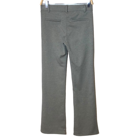 Betabrand Womens Wide Leg Chevron Gray Stretch Yoga Career pants S - Picture 2 of 6